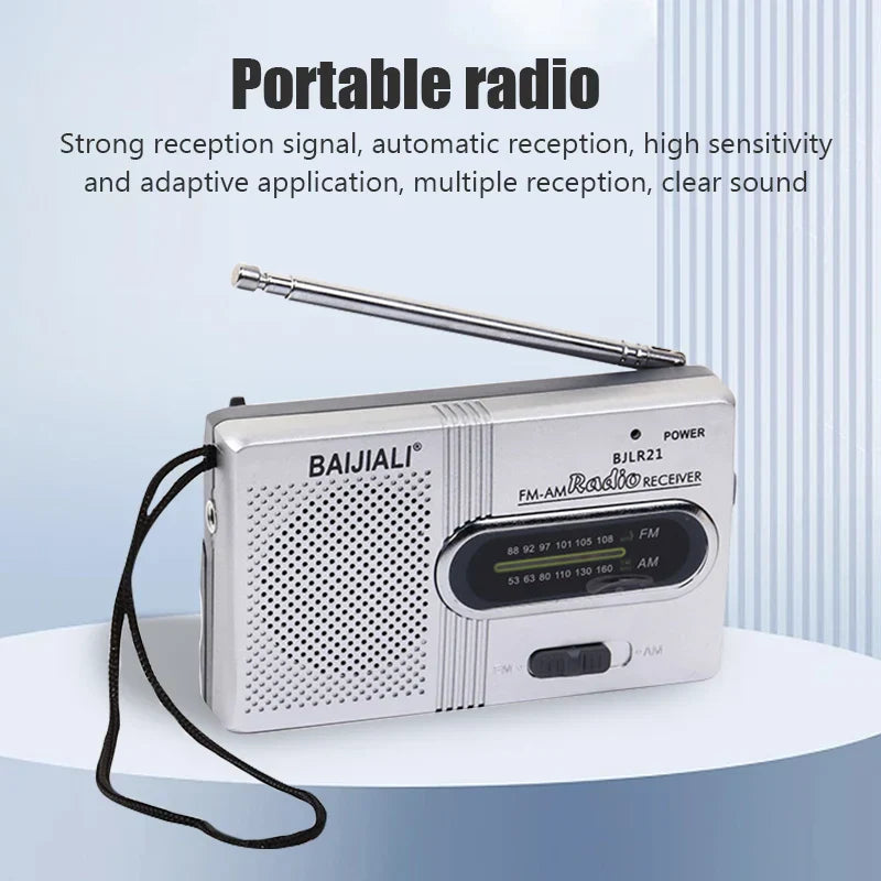 BC-R21 Mini AM/FM Portable Radio